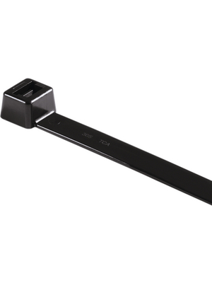 HellermannTyton - LK2A PA66HS BK 100 - Cable tie black 270 mm x 4.6 mm, LK2A PA66HS BK 100, HellermannTyton