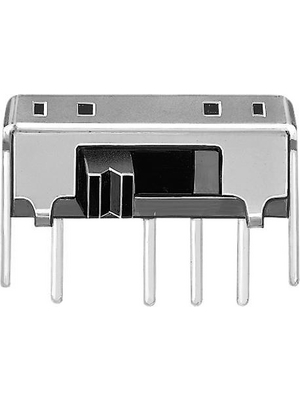 Knitter-Switch - MFP 213 P-RA - Miniature slide switch on-on-on 12.6 x 10.7 x 4.7 mm 2P, MFP 213 P-RA, Knitter-Switch