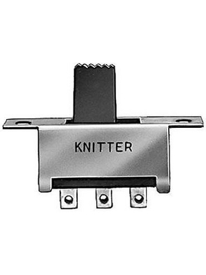 Knitter-Switch - MFS 131 D - Miniature slide switch on-on 23.0 x 7.3 x 14.2 mm 1P, MFS 131 D, Knitter-Switch