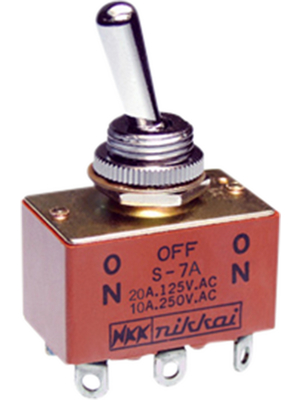 NKK - S7A - Toggle switch on-off-on 2P, S7A, NKK