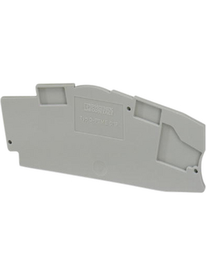 Phoenix Contact - D-PTME 6/1P - End plate, grey, D-PTME 6/1P, Phoenix Contact