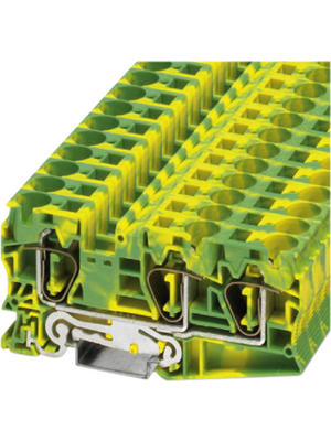 Phoenix Contact - ST 16-TWIN-PE - Feed-through terminal block N/A green-yellow, 0.2...16.0 mm2, 3035344, ST 16-TWIN-PE, Phoenix Contact