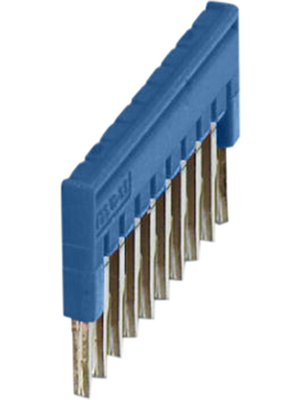 Phoenix Contact - FBS 10-3,5 BU - Plug-in Bridge, 3.5 mm, Poles=10, blue, FBS 10-3,5 BU, Phoenix Contact