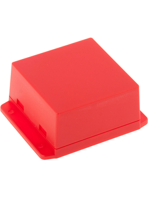 RND Components - RND 455-00350 - Plastic enclosure 80.6 x 80 x 43.5 mm red ABS IP 00 N/A, RND 455-00350, RND Components