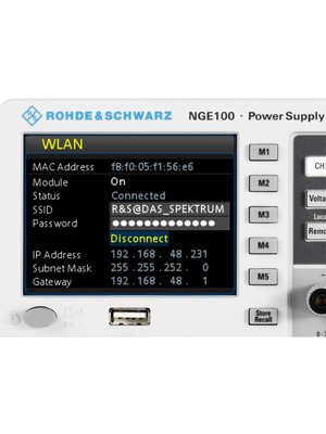 Rohde & Schwarz - NGE-K102 - Wireless LAN Remote Control, NGE-K102, Rohde & Schwarz