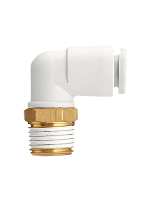 SMC - KQ2L04-01AS - Angle plug-in connector -100 kPa...1 MPa, KQ2L04-01AS, SMC