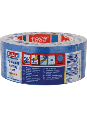 Tesa - 04169 50MM X 33 M BLUE - Floor marking tape blue 50 mmx33 m, 04169 50MM X 33 M BLUE, Tesa