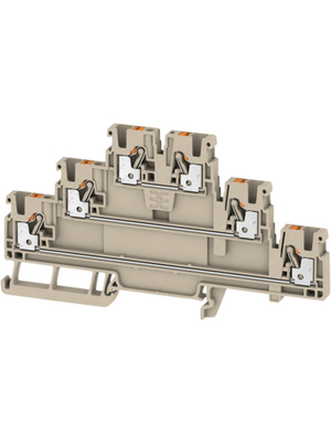 Weidmller - A3T 2.5 - 2428510000 - Terminal block A N/A Dark Beige, 0.5...2.5 mm2, A3T 2.5 - 2428510000, Weidmller