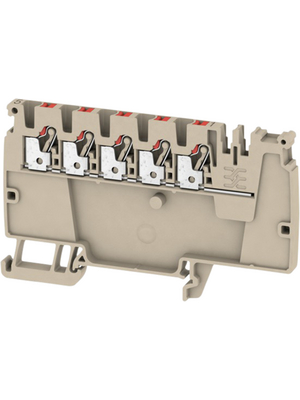 Weidmller - AAP12 2.5 LI RD - 1988290000 - Terminal block N/A beige / red, 0.5...2.5 mm2, AAP12 2.5 LI RD - 1988290000, Weidmller