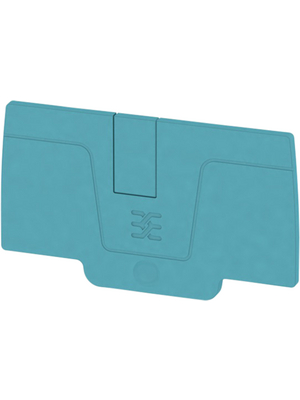 Weidmller - AEP 2C 6 BL - 1991950000 - End plate N/A 65 x 2.1 x 38 mm blue A, AEP 2C 6 BL - 1991950000, Weidmller