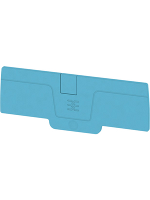 Weidmller - AEP 4C 4 BL - 2051910000 - End plate N/A 86 x 2.1 x 32 mm blue A, AEP 4C 4 BL - 2051910000, Weidmller