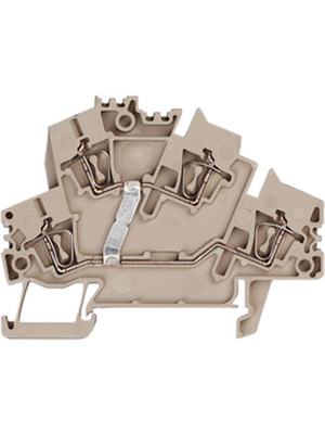 Weidmller - ZDK 2.5-2V - 1791030000 - Terminal block Z Series N/A Dark Beige, 0.5...2.5 mm2, ZDK 2.5-2V - 1791030000, Weidmller