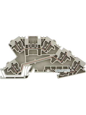 Weidmller - ZDL 2.5/L/L/PE - 1720880000 - Terminal block Z Series N/A Dark Beige, 0.5...4 mm2, ZDL 2.5/L/L/PE - 1720880000, Weidmller