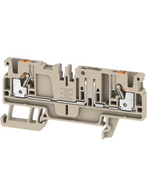 Weidmller - ADT 2.5 2C W/O DTLV - 1989930000 - Test disconnect terminal block N/A Dark Beige, 0.5...2.5 mm2, ADT 2.5 2C W/O DTLV - 1989930000, Weidmller