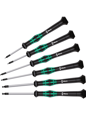 Wera - 2052/6 Rack - Screwdriver set 6 p., 2052/6 Rack, Wera