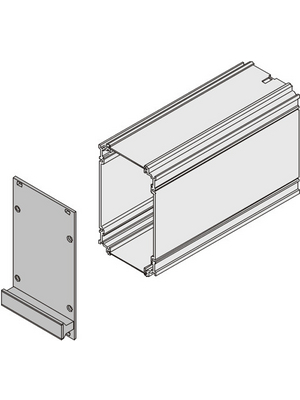 Pentair Schroff - 34812-608 - Front panel 6 HE 8 TE, 34812-608, Pentair Schroff