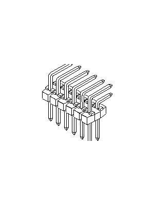 Molex - 90122-0160 - Pin header 2 x 40P Male 80, 90122-0160, Molex