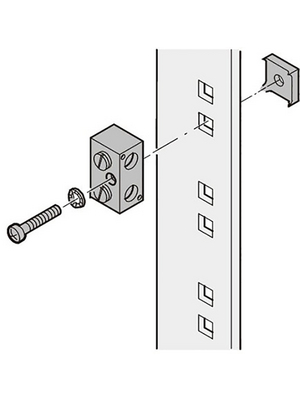 Pentair Schroff - 60118-144 - Additional second earthing rail, 60118-144, Pentair Schroff