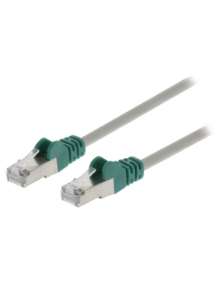 Valueline - VLCP85151E10 - Patch cable CAT5e F/UTP 1.00 m grey, VLCP85151E10, Valueline