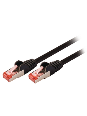 Valueline - VLCP85221B10 - Patch cable CAT6 S/FTP 1.00 m black, VLCP85221B10, Valueline