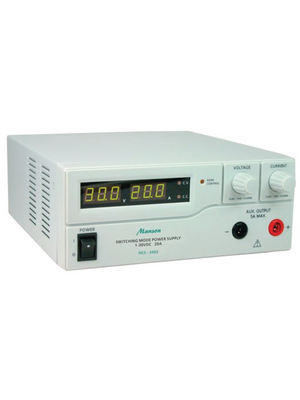 Manson - HCS-3400-USB - Laboratory Power Supply 2 Ch. 1...16 VDC 5 A / 1...16 VDC 40 A, Programmable, HCS-3400-USB, Manson