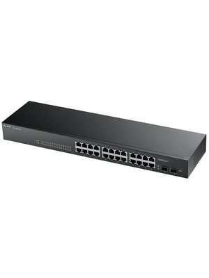 Zyxel - GS1900-24-EU0101F - Web-managed switch 24x 10/100/1000 2x SFP 19", GS1900-24-EU0101F, Zyxel