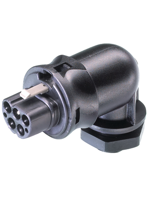 Wieland - RST20I5S S1 M90V SW - Connector M20, male, angled 90 L3-N-PE Screw Connection, RST20I5S S1 M90V SW, Wieland