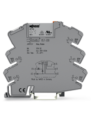 Wago - 857-308 - Socket with Miniature Switching Relay, 857-308, Wago