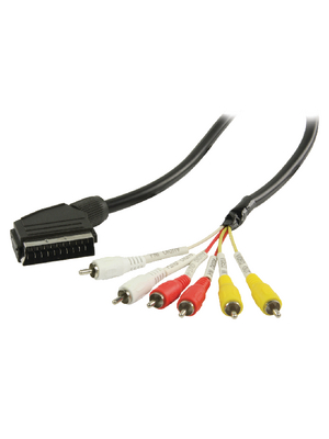 Valueline - VLVP31160B20 - Video cable 2.00 m black, VLVP31160B20, Valueline