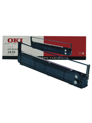 OKI - 9002308 - Ink ribbon black, 9002308, OKI