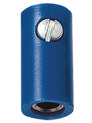 Donau - 2,6MM BLAU ZWERG-KUPPLUNG - Cable socket, blue, 2,6MM BLAU ZWERG-KUPPLUNG, Donau