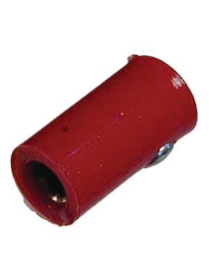 Donau - 2,6MM ROT ZWERG-KUPPLUNG - Cable socket, red, 2,6MM ROT ZWERG-KUPPLUNG, Donau