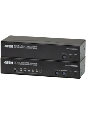 Aten - CE775 - KVM Extender Dual View, USB, Audio, RS232 300 m, CE775, Aten