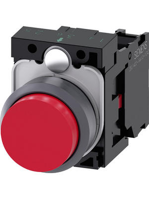 Siemens - 3SU1130-0BB20-1CA0 - SIRIUS ACT Push-Button complete Metal, matte, red, 3SU1130-0BB20-1CA0, Siemens