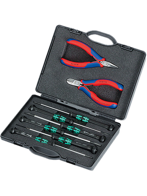 Knipex - 00 20 18 - Electronics tool set 8 p., 00 20 18, Knipex