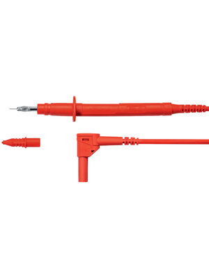 Schtzinger - SPL 2315 / 2.5 / 100 / RT - Safety Test Lead red 100 cm, SPL 2315 / 2.5 / 100 / RT, Schtzinger