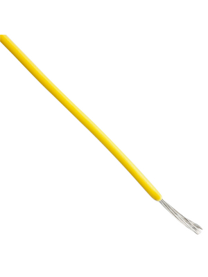 Alpha Wire - 2924 YL - Hook-Up Wire ThermoThin, 0.24 mm2, yellow Nickel-plated copper ECA Fluoropolymer, 2924 YL, Alpha Wire