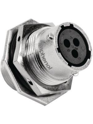 Amphenol - RT0712-3SNH - Jam nut receptacle RT360 Poles=3 N/A Female Housing size12, RT0712-3SNH, Amphenol