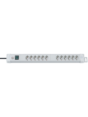 Brennenstuhl - 6552022 - Outlet strip, 1 Switch, 12xType 13, 3 m, Type 12, 6552022, Brennenstuhl