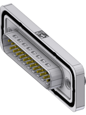 Deltron - DTSWM25PZ/2M85UN - D-Sub Connector Male 25P IP 68, DTSWM25PZ/2M85UN, Deltron