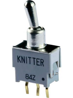 Knitter-Switch - ATE 1 F - PCB toggle switch Pin Connections / THT 48 VAC/DC 50 mA, ATE 1 F, Knitter-Switch