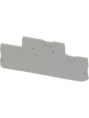 Phoenix Contact - D-PTTB 1,5/S/4P - End plate, grey, D-PTTB 1,5/S/4P, Phoenix Contact