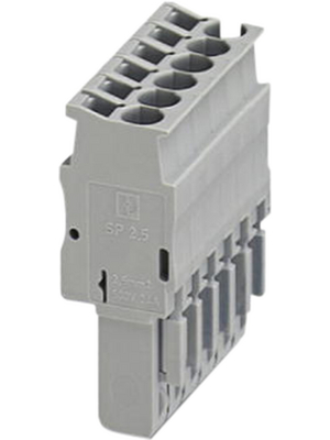 Phoenix Contact - SP 2,5/ 4 - Plug N/A 15.8 x 20.8 x 39 mm grey ST, 3040287, SP 2,5/ 4, Phoenix Contact