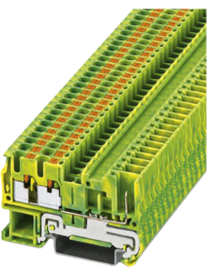 Phoenix Contact - PT 2,5-TWIN/1P-PE - Terminal block N/A green-yellow, 0.14...2.5 mm2, 3209659, PT 2,5-TWIN/1P-PE, Phoenix Contact