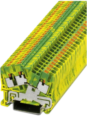 Phoenix Contact - PTS 2,5-TWIN-PE - Ground modular terminal block PTS N/A green / yellow, 0.14...2.5 mm2, 3211935, PTS 2,5-TWIN-PE, Phoenix Contact