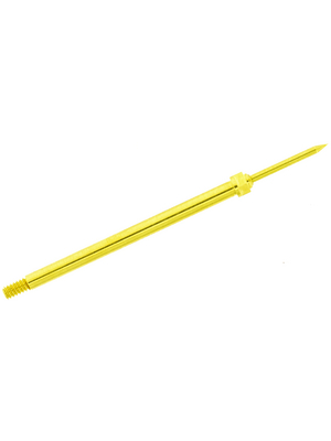 PTR Messtechnik - 1021/G-B-1.5N-AU-0.8 - Spring contact 8 A 35.8 mm 30 pointed tip, 1021/G-B-1.5N-AU-0.8, PTR Messtechnik