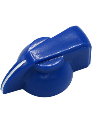 RND Components - RND 210-00272 - Pointer Knob, blue, with line, Diameter19 mm, RND 210-00272, RND Components