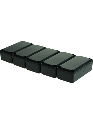 RND Components - RND 455-00029 - Potting box 24 x 49 x 16 mm black ABS / UL94-HB N/A, RND 455-00029, RND Components