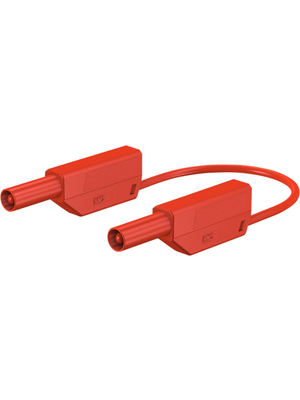 Staeubli Electrical Connectors - SLK410-E/N/SIL 100cm rot/red - Test lead 100 cm red, SLK410-E/N/SIL 100cm rot/red, St?ubli Electrical Connectors