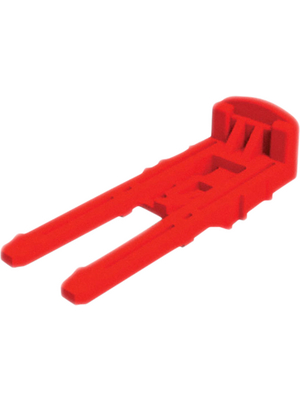 TE Connectivity - 1971789-1 - Connector locking, 7.6 mm, red, -, 1971789-1, TE Connectivity